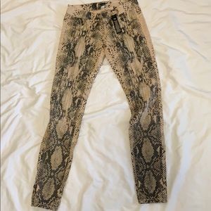Women’s Victoria’s Secret snakeskin jeans